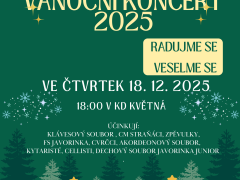 VÁNOČNÍ KONCERT ZUŠ 2025